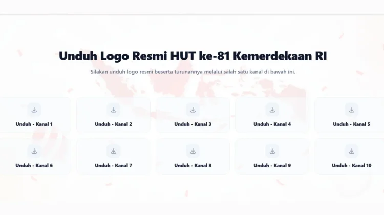 Cara Download Logo HUT RI ke-81, Ini Link Resmi Pemerintah