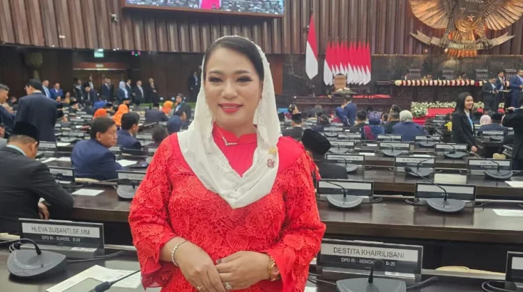 Sidang Tahunan, Senator Destita Titip Aspirasi Pembangunan Bengkulu ke Presiden