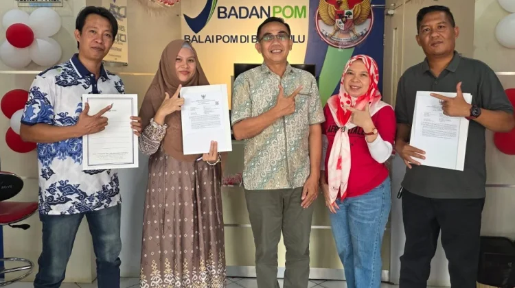 Sebanyak 10 Produk UMKM Bengkulu Raih Izin Edar lewat Desk Registrasi BPOM