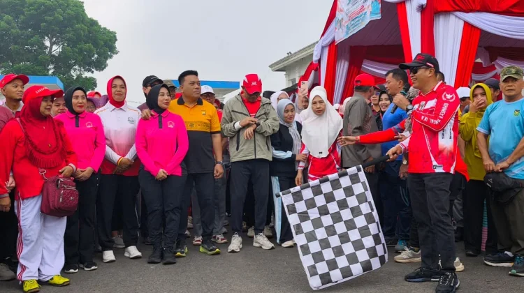 Ribuan Warga Ikuti Jalan Santai TP-PKK Kabupaten Kepahiang