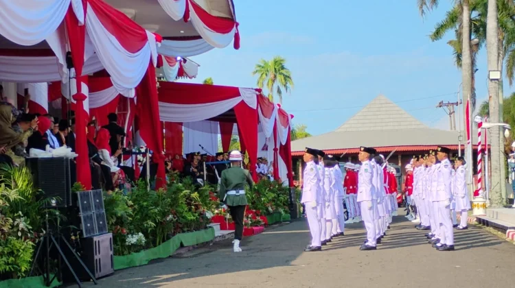 Upacara HUT ke-81 RI di Balai Raya Bengkulu Berlangsung Khidmat
