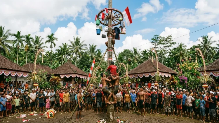 Panjat Pinang: Dari Jejak Kolonial hingga Simbol Kebersamaan HUT RI