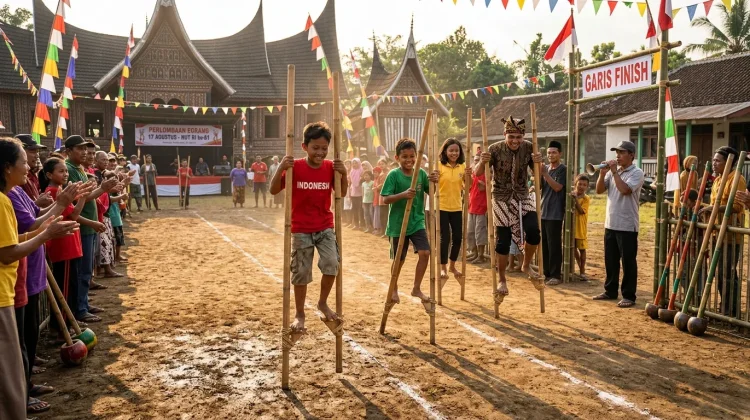 Sejarah Enggrang di Indonesia, Permainan Tradisional yang Tak Lekang oleh Zaman