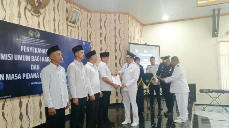 Momen 17 Agustus, 385 WBP Lapas Arga Makmur Terima Remisi