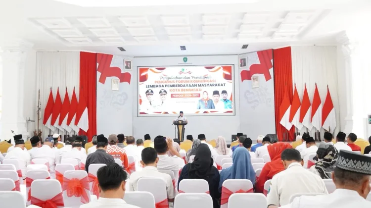Forum Komunikasi LPM Kota Bengkulu Periode 2026-2031 Dikukuhkan