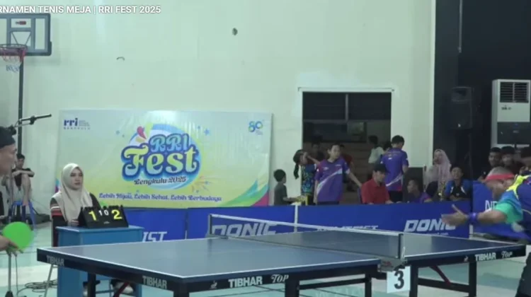 RRI Fest 2026: Ada Turnamen Tenis Meja, Total Hadiah Rp16 Juta