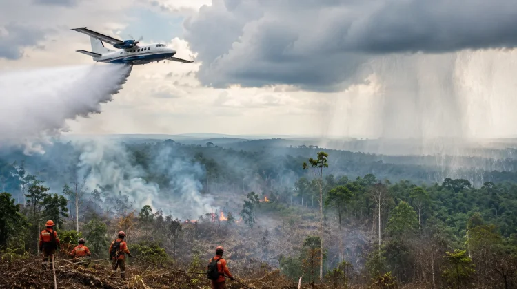 Rekayasa Cuaca Jadi Andalan Tangani Karhutla