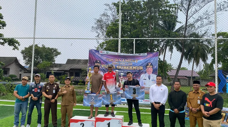 Sekdaprov Tutup Turnamen Mini Soccer Piala Gubernur Bengkulu 2026