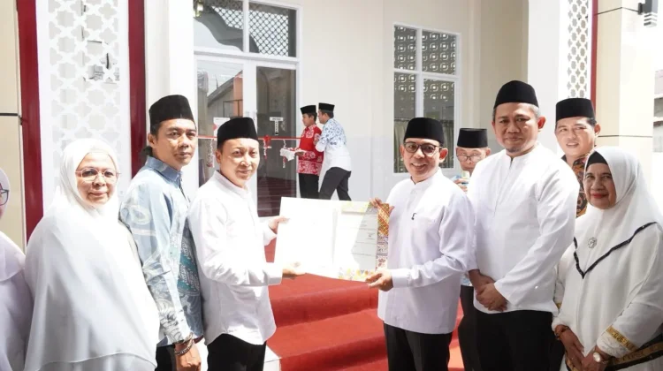 Walikota Bengkulu Dedy Wahyudi Resmikan Masjid Dhyah Putri