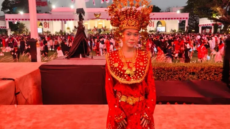 Peserta Gita Bahana Nusantara Bengkulu , Tampil di Depan Presiden