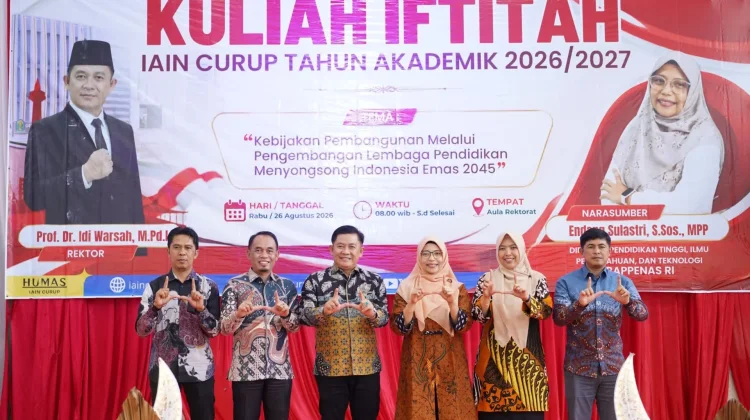 IAIN Curup Gelar Kuliah Iftitah, Siapkan Mahasiswa Hadapi Indonesia Emas 2045