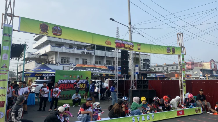 200 Peserta Bhayangkara Push Bike, Peserta Ramai Dari Luar Provinsi Bengkulu