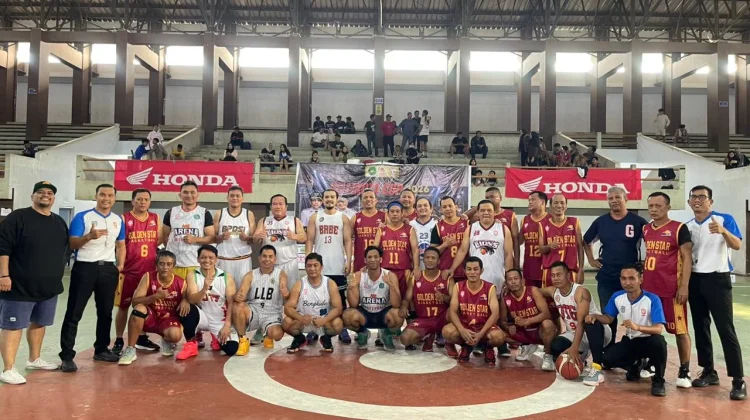Veteran Bola Basket Putra-Putri Turut Ramaikan Kejurda Basket Piala Walikota