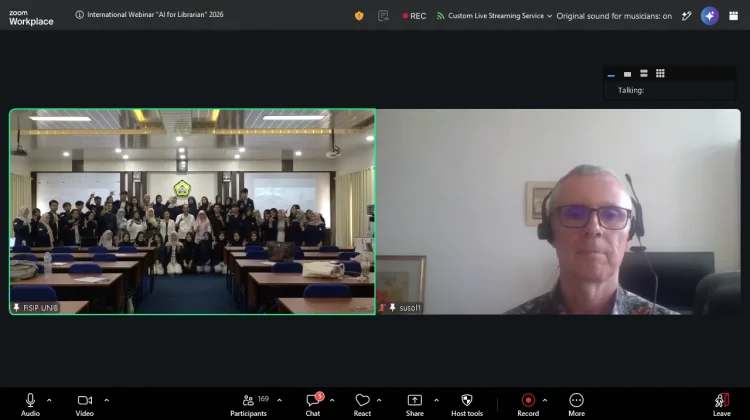 Webinar Internasional “AI for Librarian” FISIP UNIB