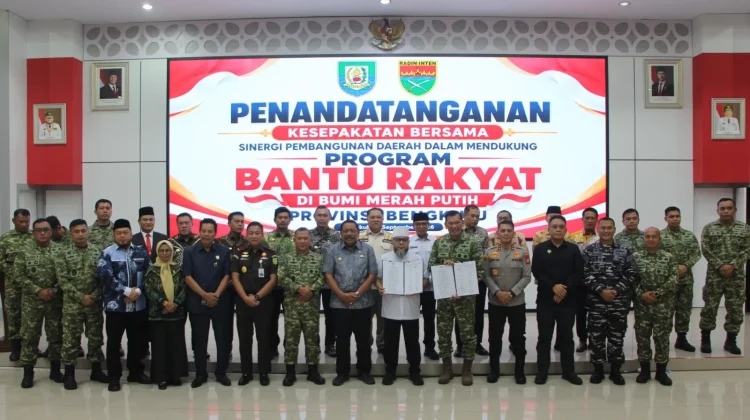 Pangdam XXI/Radin Inten dan Pemda Bengkulu Perkuat Sinergi Pembangunan Daerah