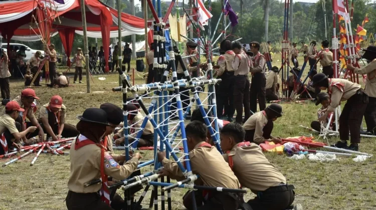 Uji Kekompakan dan Ketangkasan, 75 Pangkalan Ikuti Lomba Pioneering KPMD