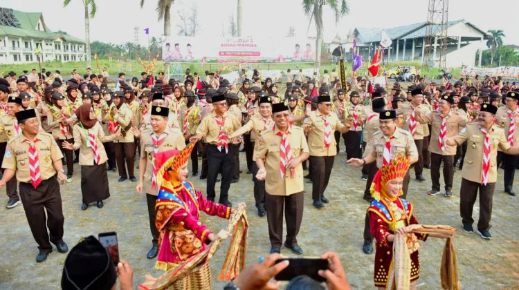 Tari Andun, Pembukaan KPMD Bengkulu Padukan Budaya dan Pramuka