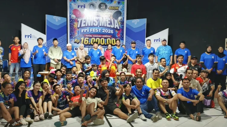 Kejuaraan Tenis Meja RRI Fest 2026 Resmi Dimulai