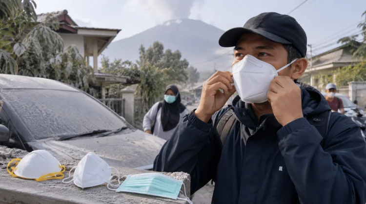 Pilih Masker yang Tepat Hadapi Paparan Abu Vulkanik