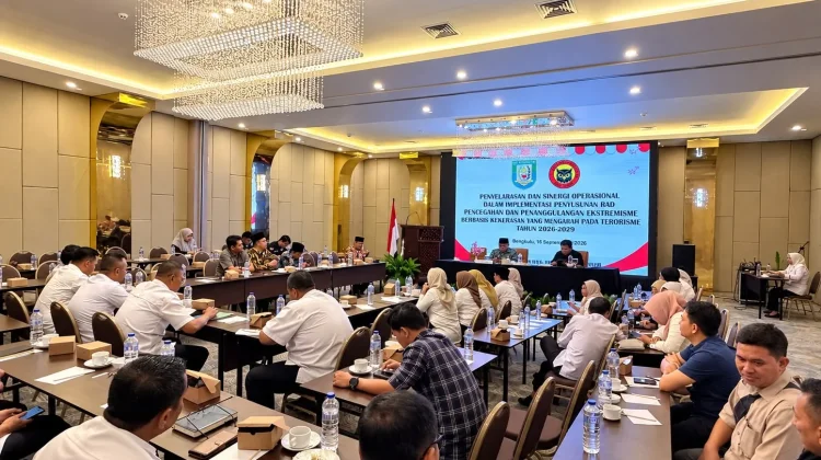 Pemprov Bengkulu dan Densus 88 Bahas Penyusunan RAD Pencegahan Ekstremisme