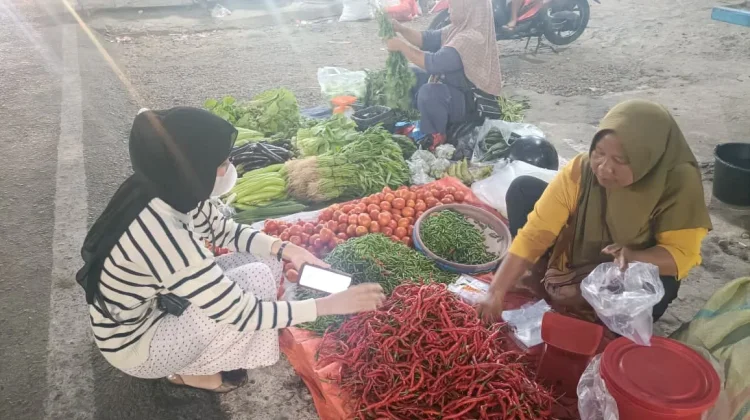 Harga Cabai di Pasar Panorama Kota Bengkulu terpantau 60 ribu Perkilo