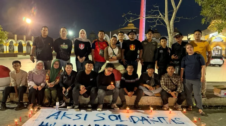 Jurnalis Bengkulu Gelar Aksi Solidaritas Hilang Wartawan di Selat Sunda