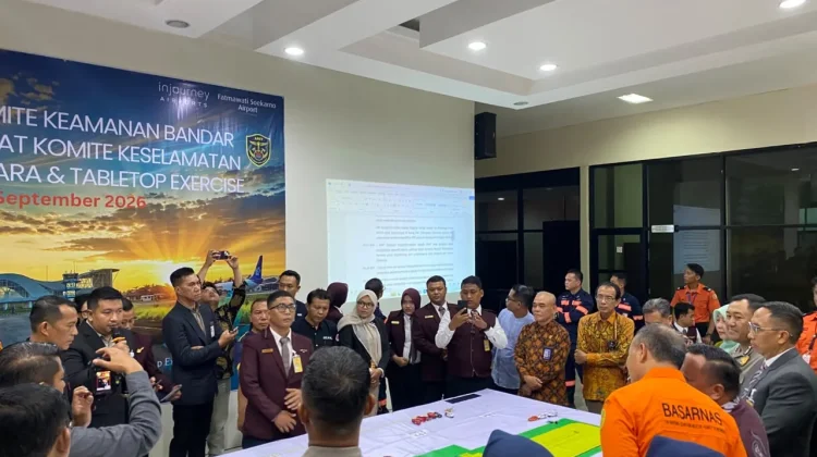 Bandara Fatmawati Soekarno Perkuat Kesiapsiagaan Hadapi Kondisi Darurat