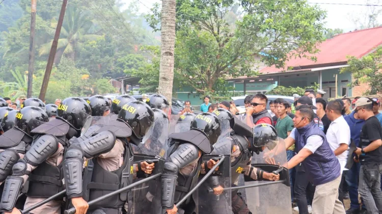 Polres Lebong Matangkan Pengamanan Pilkades Serentak 2026 Lewat Simulasi