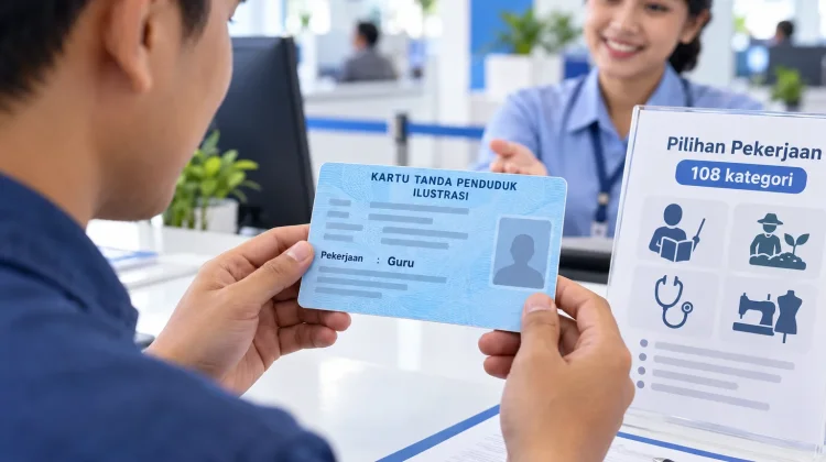 Ada 108 Pilihan Pekerjaan di KTP