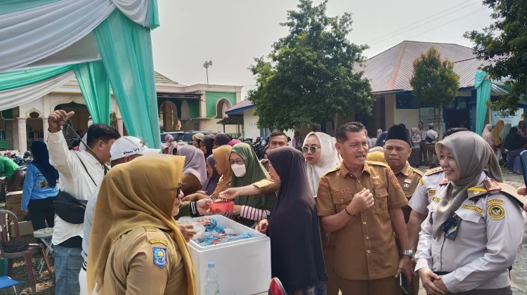 Karantina Bengkulu Gelar Bazar Pangan Murah-Cek Kesehatan Gratis untuk 150 Warga