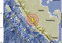 Lebong Diguncang Gempa Kecil