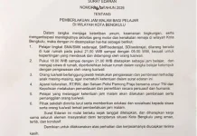 Pemkot Bengkulu Resmi Terbitkan SE Jam Malam Bagi Pelajar