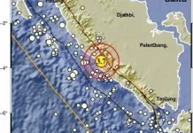 Bengkulu tengah Diguncang Gempa Dengan Magnetudo 3.7