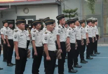 Jajaran Rutan Bengkulu Terima Kenaikan Pangkat