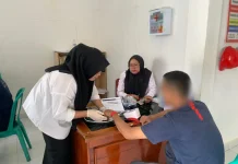 Cek Kesehatan WBP, Rutan Bengkulu Optimalkan Pelayanan