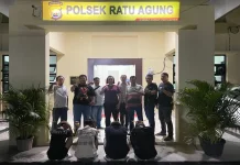 4 Terduga Pengeroyokan Diamankan Polsek Ratu Agung