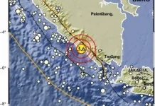 Dinihari Tadi Bengkulu Diguncang 2 Kali Gempa