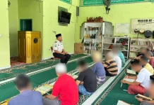 Perkuat Keimanan, WBP Rutan Bengkulu Ikuti Bina Iman