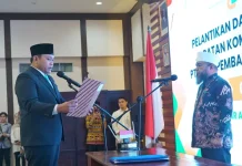 Andaru Pranata Resmi Jabat Komisaris Bank Bengkulu