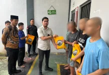 Warga Binaan Pemasyarakatan Rutan Bengkulu Terima Peralatan Mandi