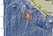 Enggano Diguncang  Gempa Magnitudo 3.8