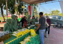 Jelang Lebaran, Kodim 0423/BU Gelar Bazar Sembako Murah