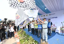 Dukung Kelancaran Mudik, Jasa Raharja Hadir di Flag Off One Way Nasional 2026