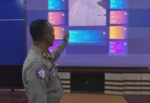Polda Bengkulu Pantau Arus Mudik Melalui RTMC