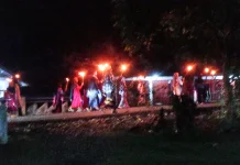 Ratusan Warga Sukaraja Meriahkan Takbir Keliling Idulfitri