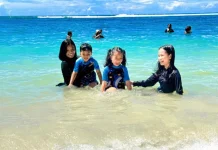 Pantai Laguna Jadi Primadona Wisatawan saat Libur Lebaran