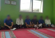 Tingkatkan Keimanan, WBP Lapas Arga Makmur Ikuti Pengajian Pasca Lebaran