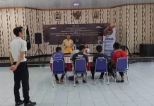WBP Nasrani Lapas Arga Makmur Ikuti Kebaktian Agama Kristen