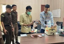 Kejari Bengkulu Terima Titipan Uang Dari Proyek Labkesda Kota Bengkulu