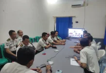 Lapas Arga Makmur Gelar Halal Bihalal secara Virtual Bersama Kemenhumham